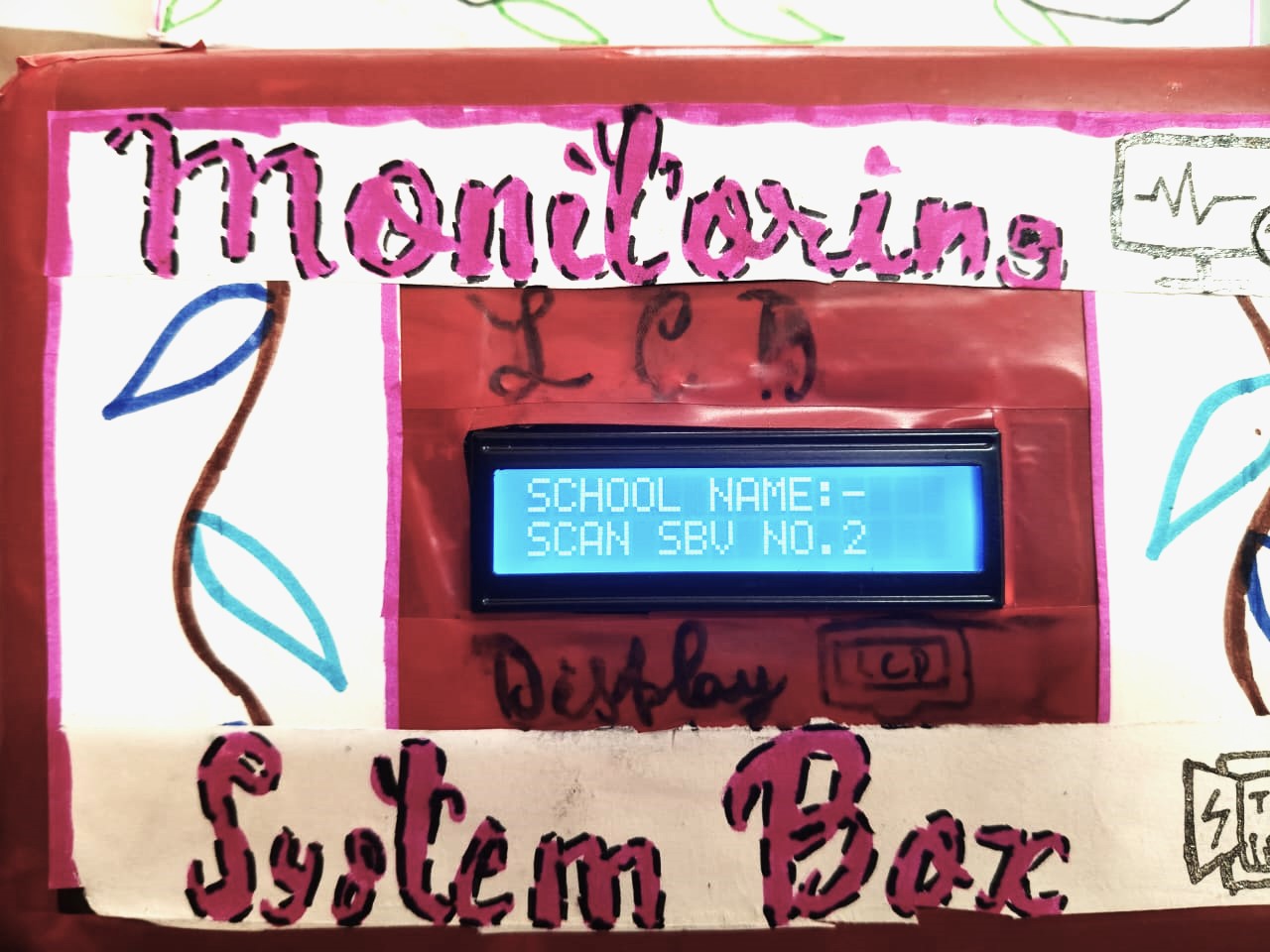LCD on